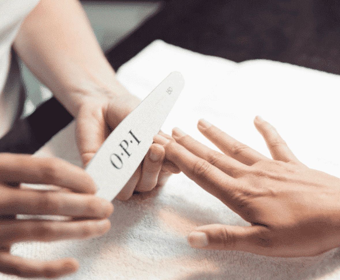 Classic manicure (gelish color included)