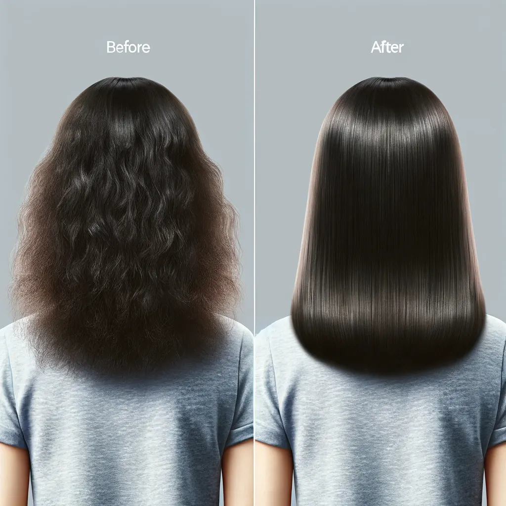 Hair treatment Botox short hair