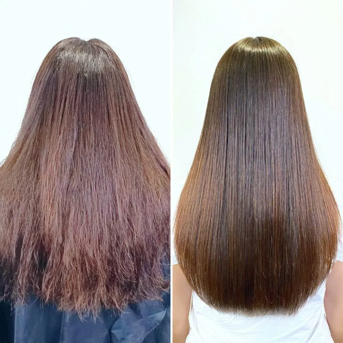 Hair treatment Botox long hair