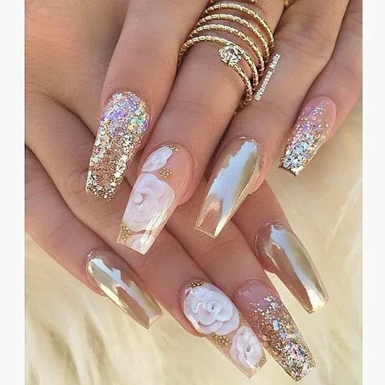 Acrylic (gelish color included)