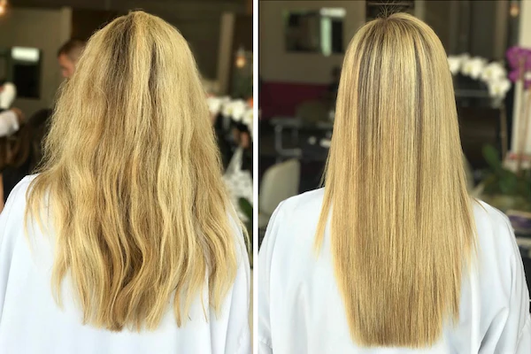 Hair treatment Keratine long hair